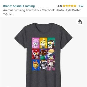 Nintendo Switch Animal Crossing Women’s Sz M T-shirt NEW